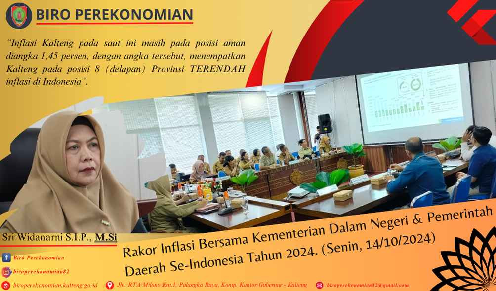 Rakor Inflasi Bersama Kementerian Dalam Negeri & Pemda Se-Indonesia Tahun 2024.