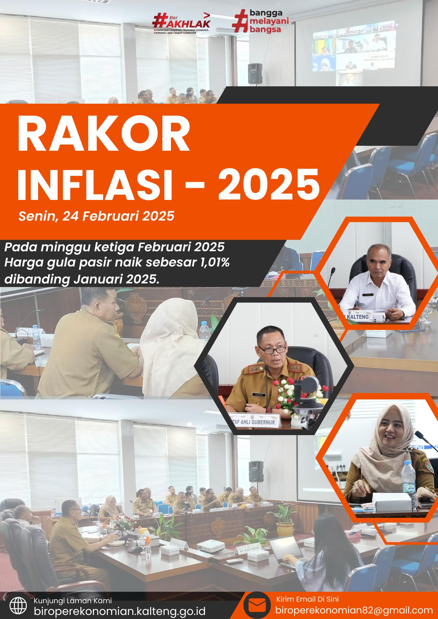 Rakor Inflasi bersama Kementerian Dalam Negeri - 2025.