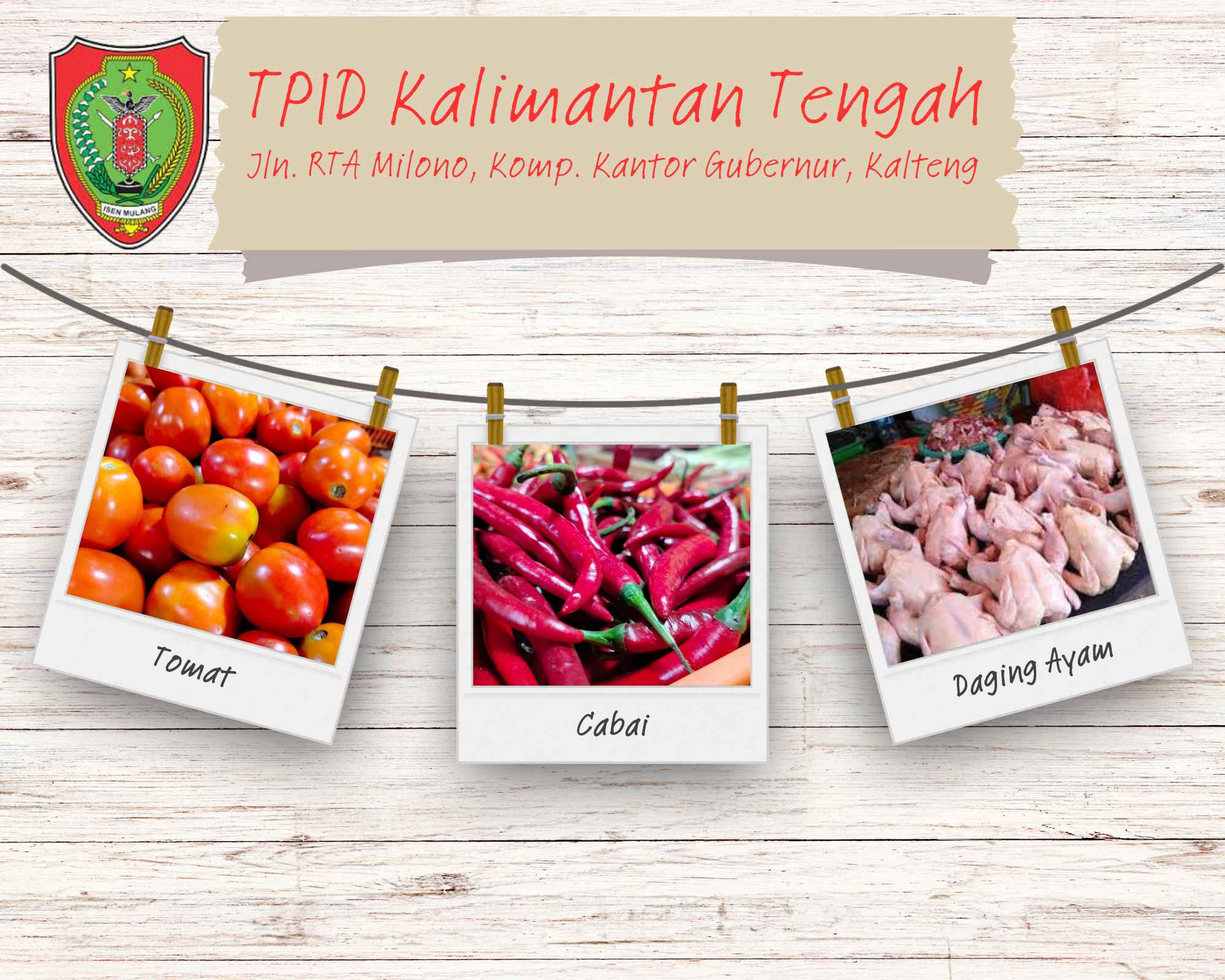 PERKEMBANGAN HARGA 14 (EMPAT BELAS) KOMODITAS BAHAN PANGAN DI KOTA PALANGKA RAYA, SAMPIT, KAPUAS, SUKAMARA, DAN RATA-RATA KALIMANTAN TENGAH, PERIODE TANGGAL 3 SEPTEMBER 2024.